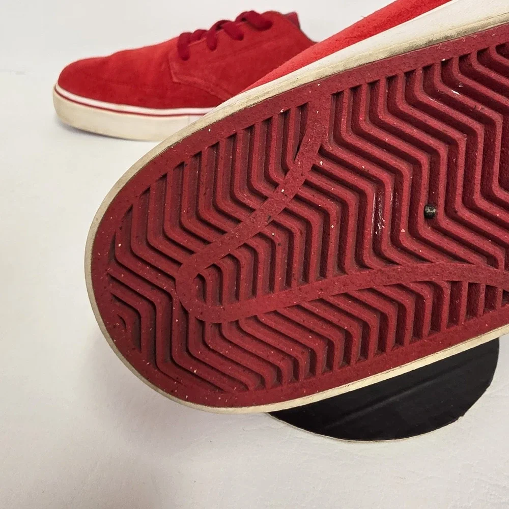 Nike Braata LR Red Suede Casual Sneakers 477650-610 Men's Size 11